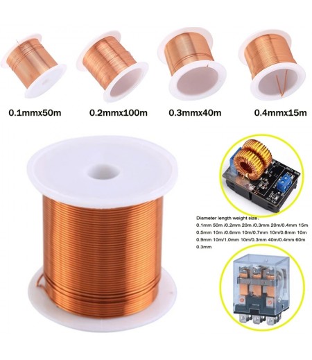 100m Copper Lacquer Cable Copper Wire Magnet Wire Enameled Copper Winding