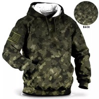 Camouflage Men's Hooded Sweatshirt10